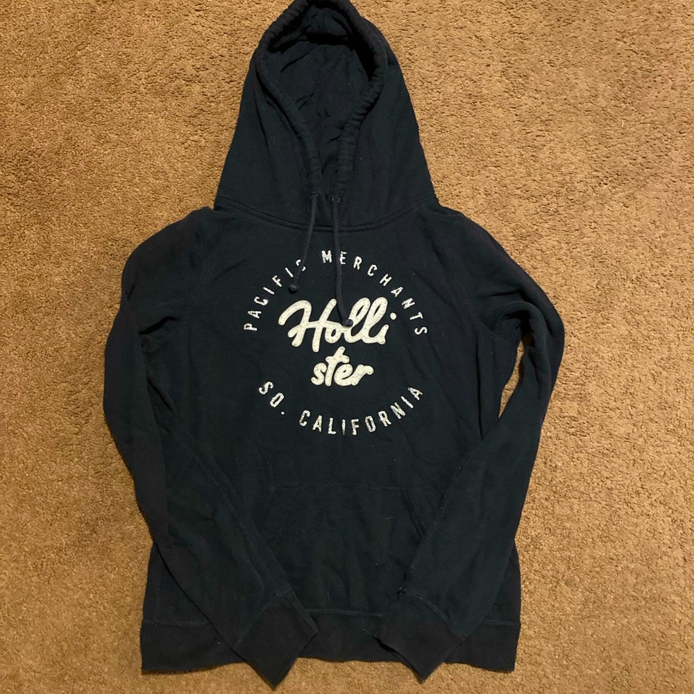 Navy Hollister Hoodie - Picture 1 of 3
